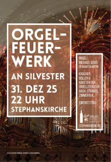 Orgel Konzert Silvester 2025