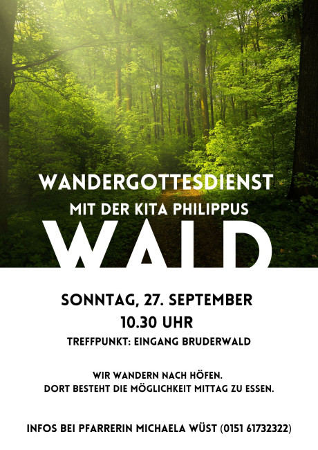 Wandern am 27. September