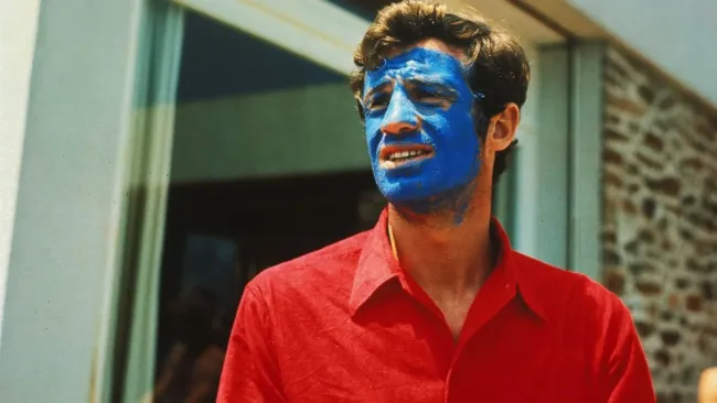 Belmondo in Blau