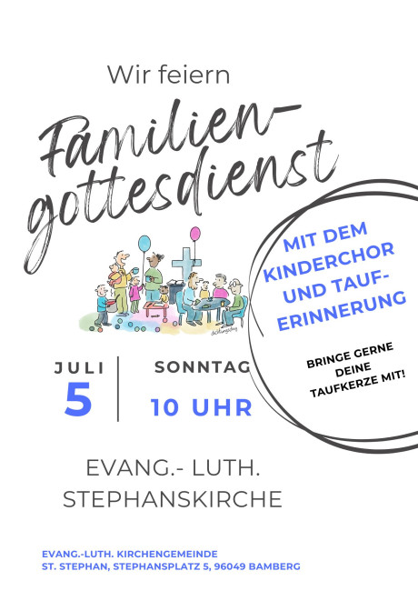 Plakat Familiengottesdienst