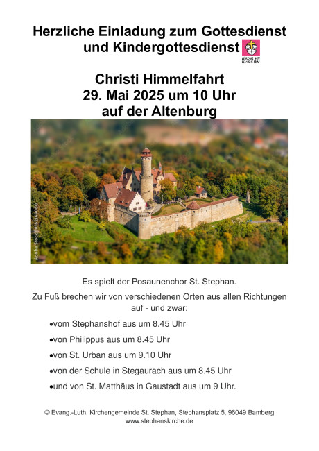 Einladung Himmelfahrt