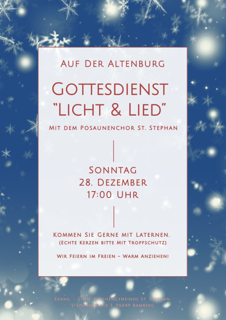 Gottesdiensteinladung